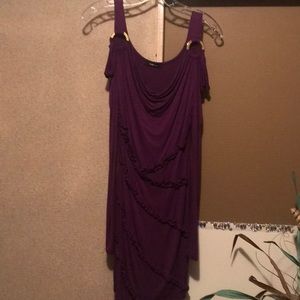 Cold shoulder long sleeve mini dress